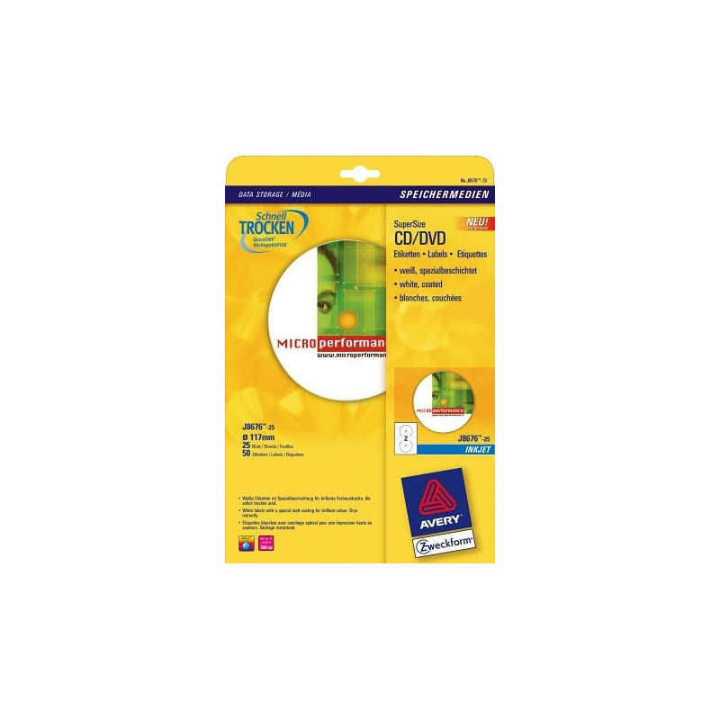 2293-PAQUETE 25 HOJAS ETIQUETAS FULL-FACE NO TOUCH BLANCAS PAPEL CUCHE OPACA PARA CD-IMPRESORAS INYECCION TINTA-117 MM A 2293-PAQUETE 25 HOJAS ETIQUETAS FULL-FACE NO TOUCH BLANCAS PAPEL CUCHE OPACA PARA CD-IMPRESORAS INYECCION TINTA-117 MM A