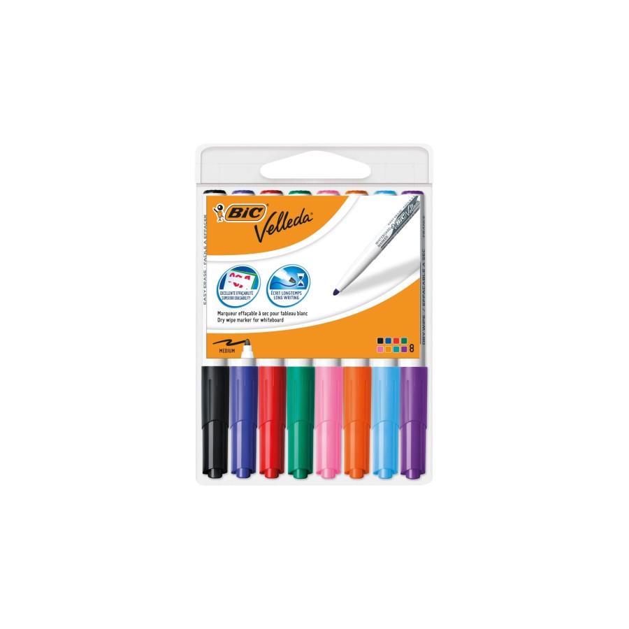 22977-ESTUCHE 8 MARCADORES PARA PIZARRA BLANCA 1741 TINTA A BASE DE ACETONA TRAZO 1,4MM. SURTIDOS VELLEDA 503844 22977-ESTUCHE 8 MARCADORES PARA PIZARRA BLANCA 1741 TINTA A BASE DE ACETONA TRAZO 1,4MM. SURTIDOS VELLEDA 503844