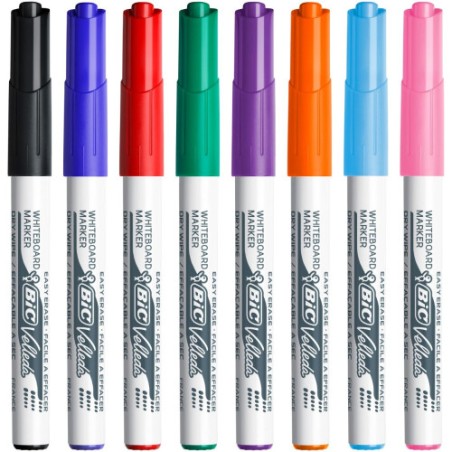 22978-ESTUCHE 8 MARCADORES PARA PIZARRA BLANCA 1741 TINTA A BASE DE ACETONA TRAZO 1,4MM. SURTIDOS VELLEDA 503844