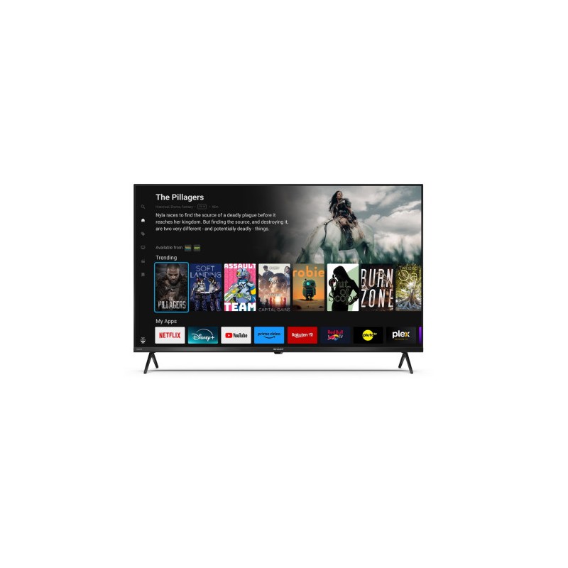 23077-TELEVISOR SHARP 43"43GK4245E TIVO TV, 4K ULTRA HD, SMART TV, ACTIVE MOTION 400, NEGRO 23077-TELEVISOR SHARP 43"43GK4245E TIVO TV, 4K ULTRA HD, SMART TV, ACTIVE MOTION 400, NEGRO