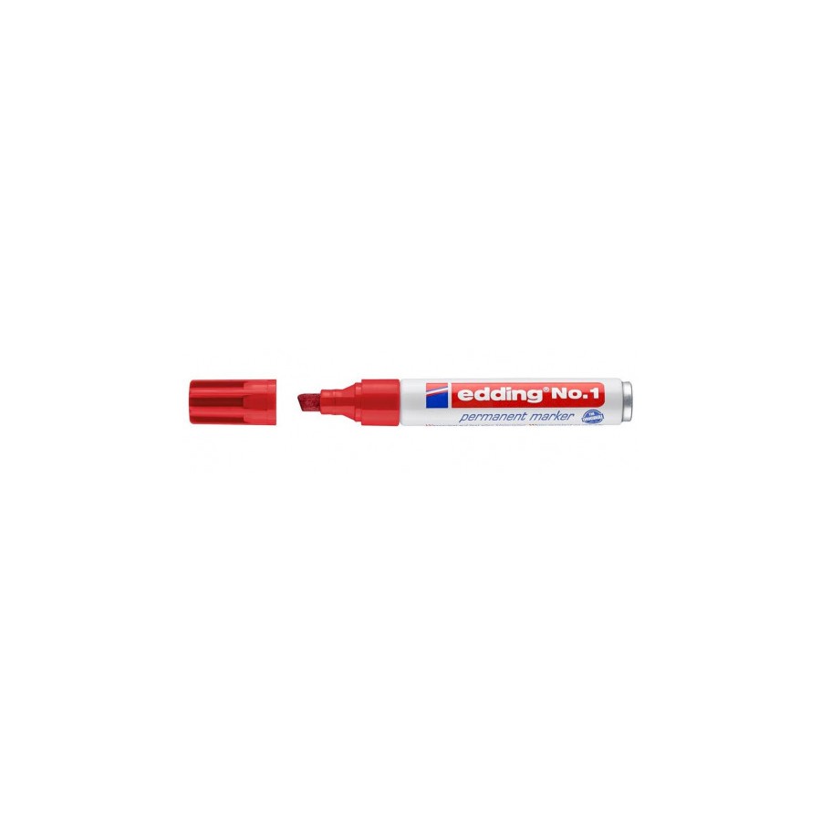 23098-MARCADOR PERMANENTE PUNTA BISELADA 1-5MM No1 ROJO EDDING 1-02 23098-MARCADOR PERMANENTE PUNTA BISELADA 1-5MM No1 ROJO EDDING 1-02