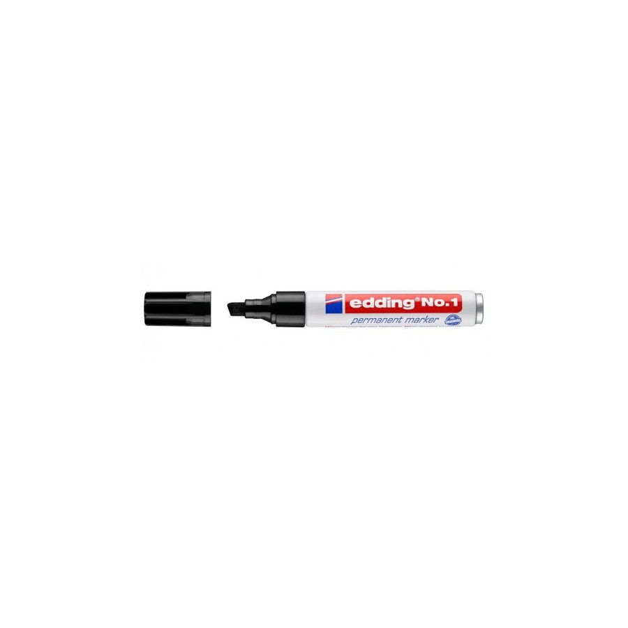 23099-MARCADOR PERMANENTE PUNTA BISELADA 1-5MM No1 NEGRO EDDING 1-01 23099-MARCADOR PERMANENTE PUNTA BISELADA 1-5MM No1 NEGRO EDDING 1-01
