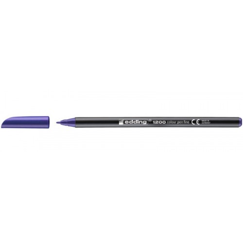 23107-ROTULADOR PUNTA FINA 1200 VIOLETA EDDING 1200-08