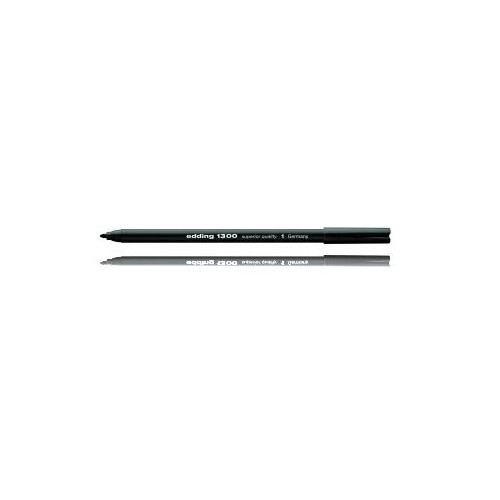 23111-ROTULADOR PUNTA REDONDA 2MM 1300 NEGRO EDDING 1300-01