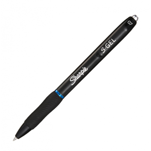 23142-Sharpie S-Gel Boligrafo de gel de punta retractil Azul 12 pieza(s)