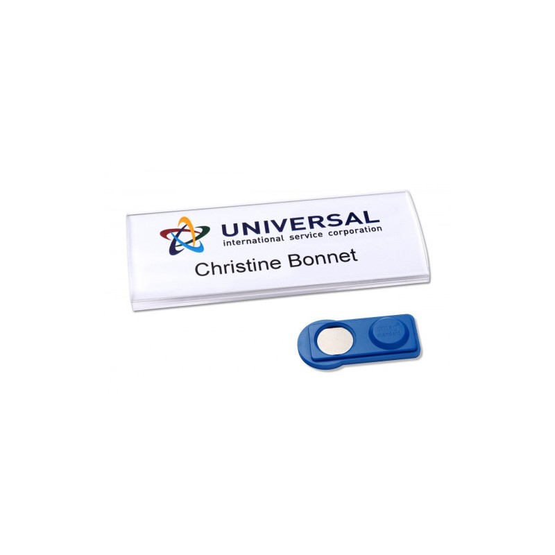 2323-CAJA 10 PORTANOMBRES PROFIL BADGE CON IMAN-27 X 75 MM AVERY 4836-M 2323-CAJA 10 PORTANOMBRES PROFIL BADGE CON IMAN-27 X 75 MM AVERY 4836-M