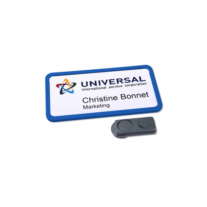 2325-CAJA 10 PORTANOMBRES OFFICE BADGE AZUL CON IMAN EXTRA FUERTE-37 X 75 MM AVERY 4839B-L 2325-CAJA 10 PORTANOMBRES OFFICE BADGE AZUL CON IMAN EXTRA FUERTE-37 X 75 MM AVERY 4839B-L
