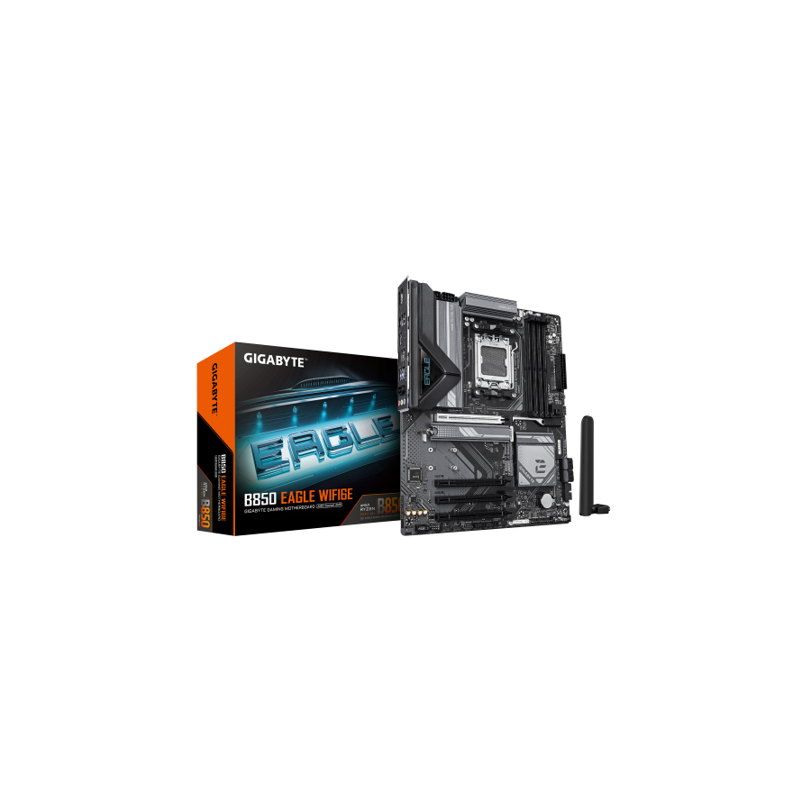 23344-GIGABYTE B850 EAGLE WIFI6E Placa Base - Procesadores AMD Ryzen Serie 9000, VRM digital de 8+2+2 fases, hasta 8200M 23344-GIGABYTE B850 EAGLE WIFI6E Placa Base - Procesadores AMD Ryzen Serie 9000, VRM digital de 8+2+2 fases, hasta 8200M