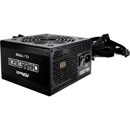 23358-FUENTE ALIMENTACION ASROCK CL-750B,PSU,750W,80 PLUS BRONZE,120MM,ACTIVE PFC,PCI-E 5.1 (12+4pin)x1,PCI-E (6+2 pin)x
