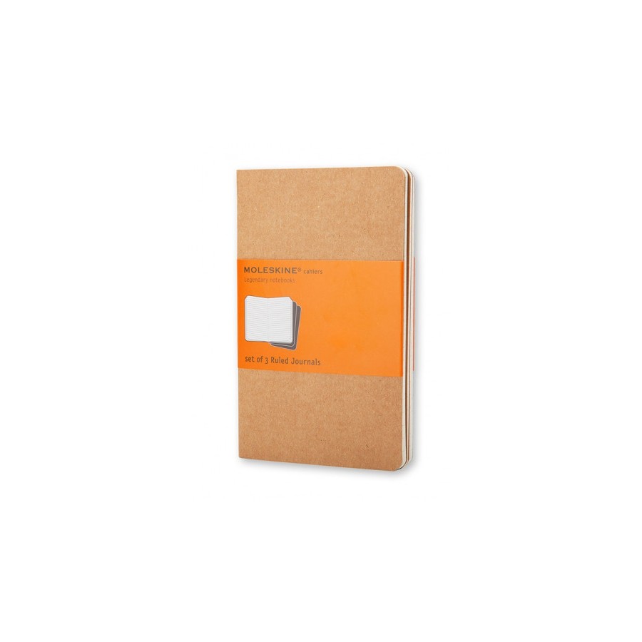23368-SET DE 3 LIBRETAS CAHIER MARRON KRAFT P (9X14CM) RAYAS MOLESKINE QP411 23368-SET DE 3 LIBRETAS CAHIER MARRON KRAFT P (9X14CM) RAYAS MOLESKINE QP411