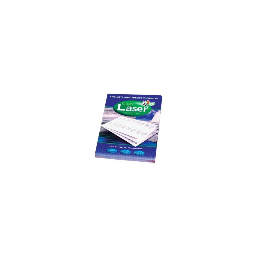 2345-CAJA 100 HOJAS ETIQUETAS BLANCAS SIN MARGENES-LASER/LASER DE COLOR/INYECCION DE TINTA/FOTOCOPIADORAS-70X37 MM TICO