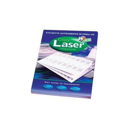 2345-CAJA 100 HOJAS ETIQUETAS BLANCAS SIN MARGENES-LASER/LASER DE COLOR/INYECCION DE TINTA/FOTOCOPIADORAS-70X37 MM TICO