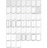 2346-CAJA 100 HOJAS ETIQUETAS BLANCAS SIN MARGENES-LASER/LASER DE COLOR/INYECCION DE TINTA/FOTOCOPIADORAS-70X37 MM TICO