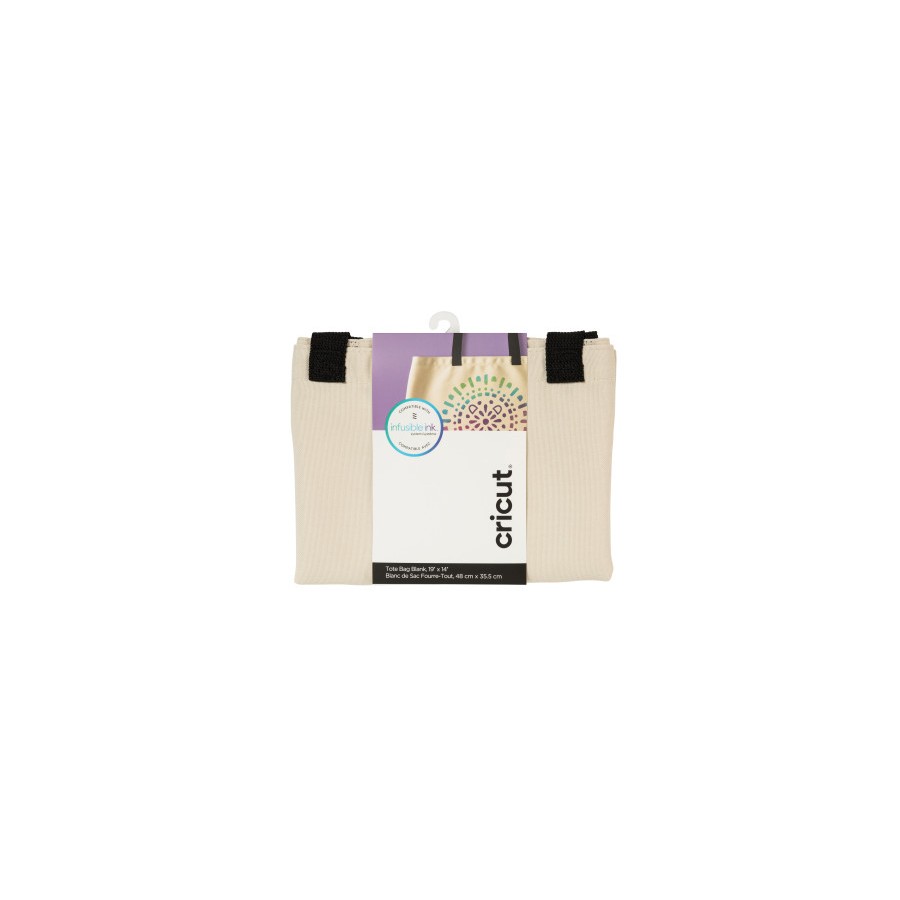 23689-Cricut 2006829 bolsa de compras Beige, Negro Bolso grande 23689-Cricut 2006829 bolsa de compras Beige, Negro Bolso grande