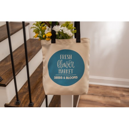 23690-Cricut 2006829 bolsa de compras Beige, Negro Bolso grande