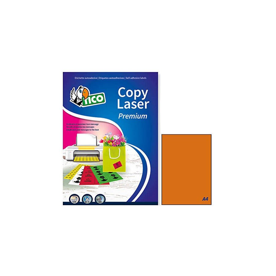 2375-CAJA 70 HOJAS ETIQUETAS NARANJA FLUORESCENTE SIN MARGENES-LASER/INYECCION DE TINTA/FOTOCOPIADORAS-210X297 MM TICO L 2375-CAJA 70 HOJAS ETIQUETAS NARANJA FLUORESCENTE SIN MARGENES-LASER/INYECCION DE TINTA/FOTOCOPIADORAS-210X297 MM TICO L