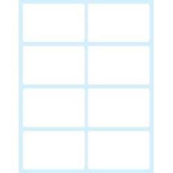 2381-PAQUETE 10 HOJAS ETIQUETAS BLANCAS EN SOBRE-58X36 MM TICO E-5836