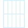 2383-PAQUETE 10 HOJAS ETIQUETAS BLANCAS EN SOBRE-75X21 MM TICO E-7521