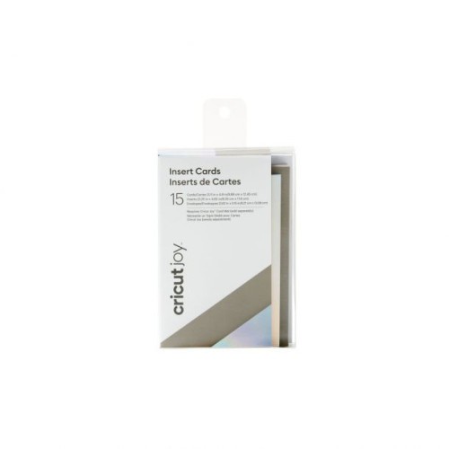23848-Cricut Insert Cards, Gray/Silver Holographic Tarjeta de felicitacion estandar 15 pieza(s)