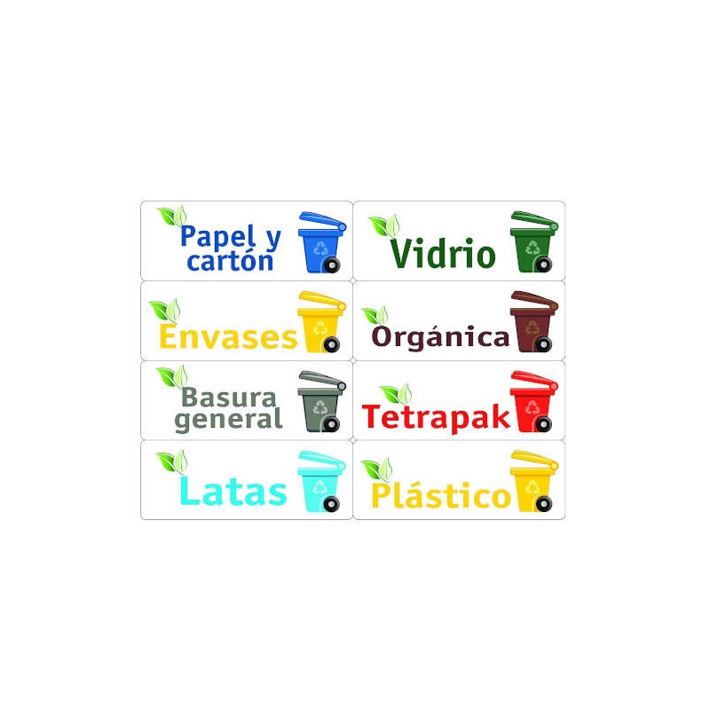 2385-KIT 24 ETIQUETAS PARA BASURA SURTIS, 120X45MM, 3 HOJAS TICO KIT-OF24-ES 2385-KIT 24 ETIQUETAS PARA BASURA SURTIS, 120X45MM, 3 HOJAS TICO KIT-OF24-ES