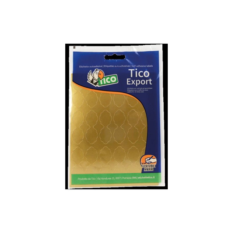 2388-PAQUETE 10 HOJAS ETIQUETAS SATINADAS ORO 48X18 MM TICO E-GL-4818 2388-PAQUETE 10 HOJAS ETIQUETAS SATINADAS ORO 48X18 MM TICO E-GL-4818