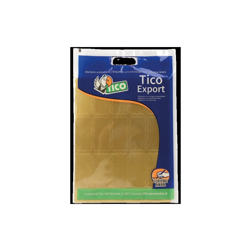 2389-PAQUETE 10 HOJAS ETIQUETAS SATINADAS ORO 45X21 MM TICO E-GL-4521 2389-PAQUETE 10 HOJAS ETIQUETAS SATINADAS ORO 45X21 MM TICO E-GL-4521