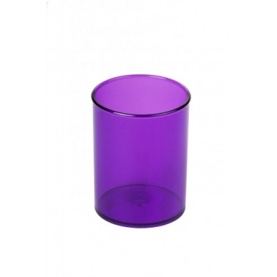 CUBILETE DE PLASTICO 78 MM DIAMETRO X 100 MM ALTO TRANSPARENTE VIOLETA FAIBO 205 58