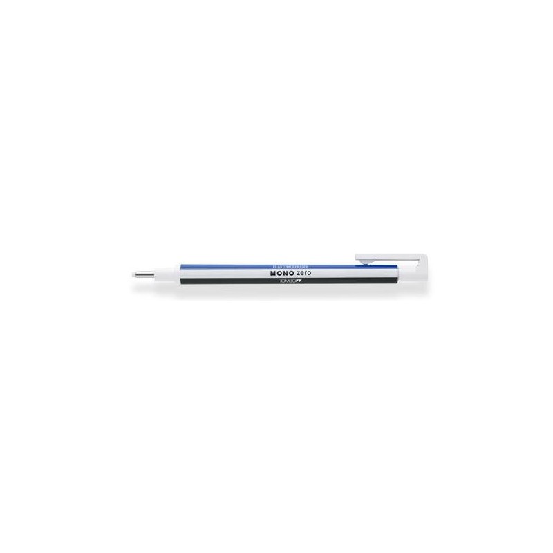2409-BORRADOR DE PRECISION PUNTA REDONDA 2,3 MM. CUERPO BLANCO/AZUL/NEGRO TOMBOW EH-KUR