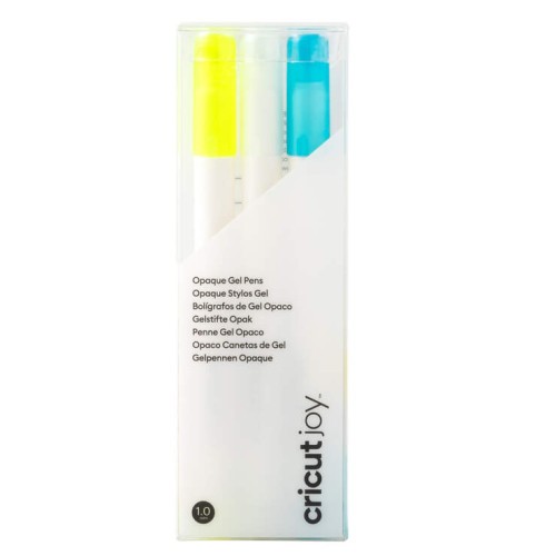 24108-Cricut 2009381 boligrafo de gel Boligrafo de gel con tapa Azul, Blanco, Amarillo 3 pieza(s)