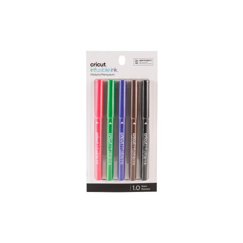 24113-Cricut 2006256 rotulador Negro, Marron, Verde, Purpura, Rojo 5 pieza(s)