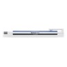 2412-BORRADOR DE PRECISION PUNTA RECTANGULAR 2,5 X 5 MM. CUERPO BLANCO/AZUL/NEGRO TOMBOW EH-KUS