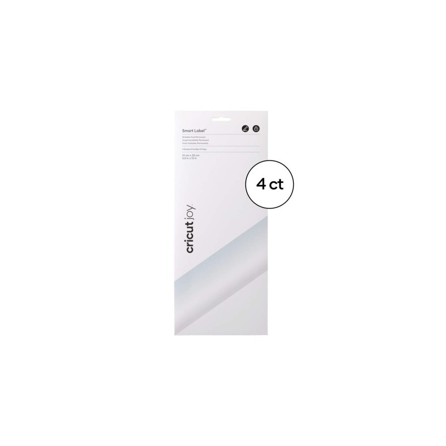 24141-Cricut Smart Label etiqueta autoadhesiva Permanente Transparente 4 pieza(s)