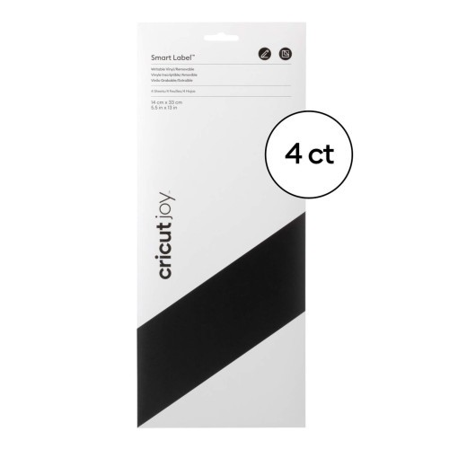 24144-Cricut 2010002 etiqueta autoadhesiva Permanente Negro 4 pieza(s)