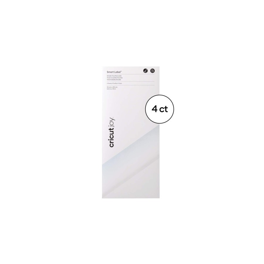 24146-Cricut Smart Label etiqueta autoadhesiva Permanente Transparente 4 pieza(s)