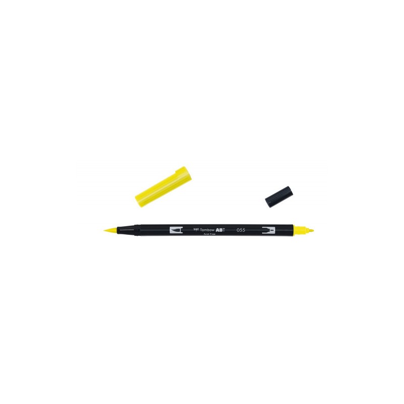2416-ROTULADOR DOBLE PUNTA PINCEL COLOR PROCESS YELLOW TOMBOW ABT-055 2416-ROTULADOR DOBLE PUNTA PINCEL COLOR PROCESS YELLOW TOMBOW ABT-055