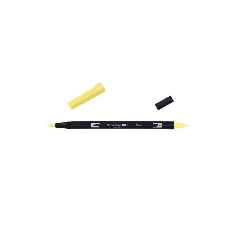2418-ROTULADOR DOBLE PUNTA PINCEL COLOR PALE YELLOW TOMBOW ABT-062 2418-ROTULADOR DOBLE PUNTA PINCEL COLOR PALE YELLOW TOMBOW ABT-062