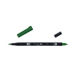 2420-ROTULADOR DOBLE PUNTA PINCEL COLOR DARK JADE TOMBOW ABT-177