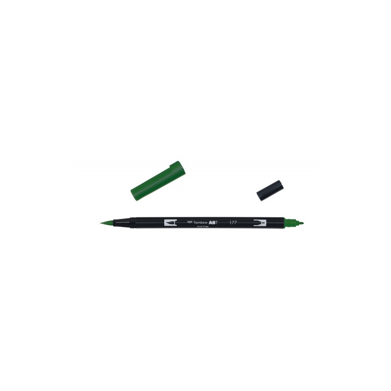 2420-ROTULADOR DOBLE PUNTA PINCEL COLOR DARK JADE TOMBOW ABT-177 2420-ROTULADOR DOBLE PUNTA PINCEL COLOR DARK JADE TOMBOW ABT-177