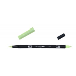 2422-ROTULADOR DOBLE PUNTA PINCEL COLOR MINT TOMBOW ABT-243