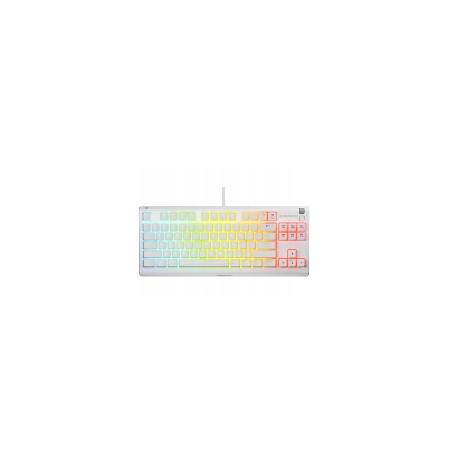 24373-TECLADO STEELSERIES APEX 3 TKL (USA) BLANCO (64819) 24373-TECLADO STEELSERIES APEX 3 TKL (USA) BLANCO (64819)