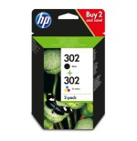 24393-HP 302 CARTUCHO DE TINTA NEGRO+TRICOLOR HP302