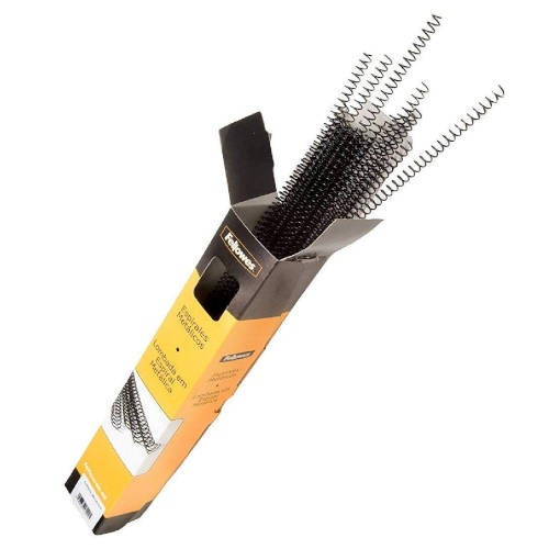 24404-PACK 100 ESPIRALES METALICAS 22 MM. NEGRO FELLOWES 5110901