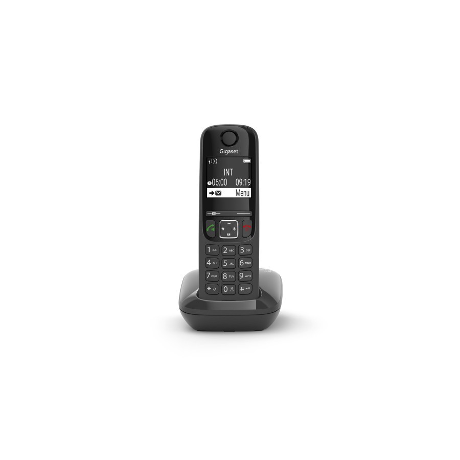 24413-Gigaset AS690 Telefono DECT/analogico Identificador de llamadas Negro