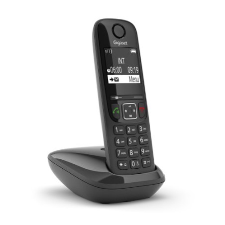 24414-Gigaset AS690 Telefono DECT/analogico Identificador de llamadas Negro