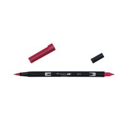 2448-ROTULADOR DOBLE PUNTA PINCEL COLOR CHERRY TOMBOW ABT-815