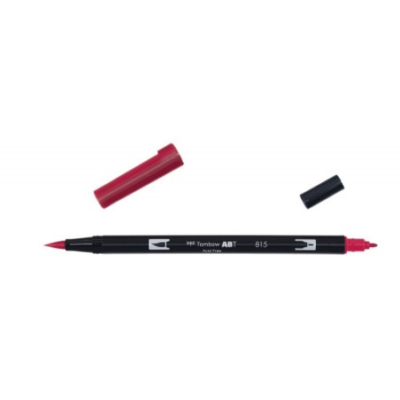2448-ROTULADOR DOBLE PUNTA PINCEL COLOR CHERRY TOMBOW ABT-815