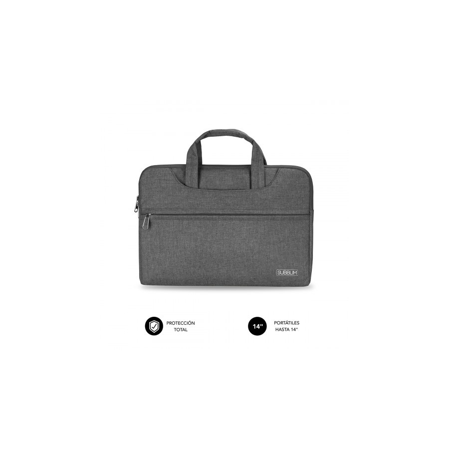 24483-SUBBLIM Funda Ordenador Business Laptop Sleeve 13,3-14" Grey 24483-SUBBLIM Funda Ordenador Business Laptop Sleeve 13,3-14" Grey