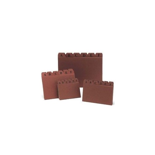 24489-INDICE FICHEROS CARTON CUERO A-Z (150X100 MM) N.o 3 MARIOLA 3103