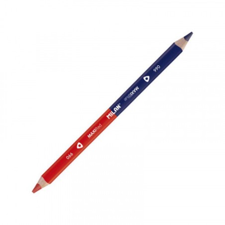 24495-LAPICES BICOLORES MAXI AZUL - ROJO TRIANGULARES MILAN 702612