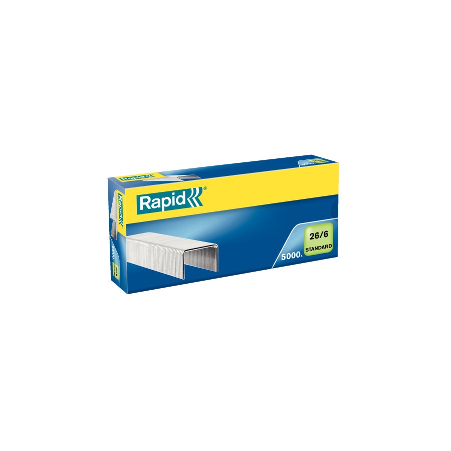 24544-CAJA 5000 GRAPAS 26/6 ESTANDAR GALVANIZADAS RAPID 24861800 24544-CAJA 5000 GRAPAS 26/6 ESTANDAR GALVANIZADAS RAPID 24861800